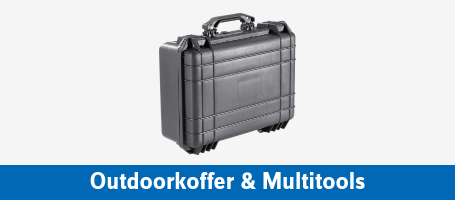 Outdoorkoffer, Multitools und Camping